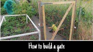 simple vegetable garden gate