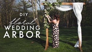 simple wedding arbor plans