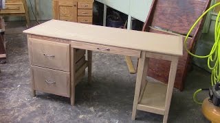 simple wooden computer desk plans