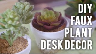 small desk plants