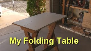 small wood folding table plans