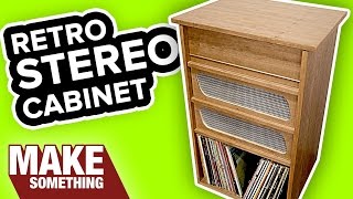 stereo component cabinet plans