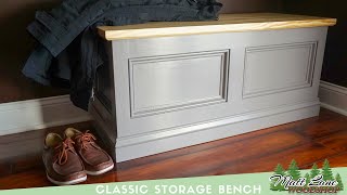storage bench design plans