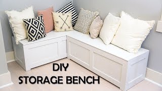 storage bench diy