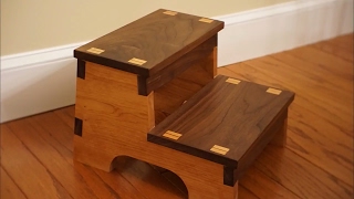 toddler step stool wood