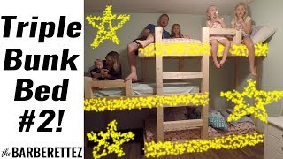 triple bunk bed plans build
