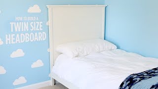 twin bed headboard plans free