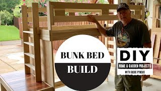 twin over queen bunk bed plans