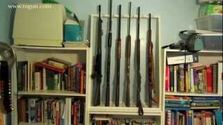 vertical gun rack woodworking plans