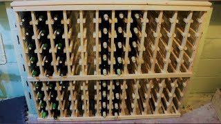 wine rack dimensions diy