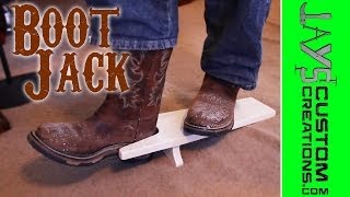 wood boot jack plans