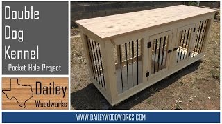 wood dog crate plans