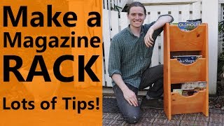 wood magazine rack plans