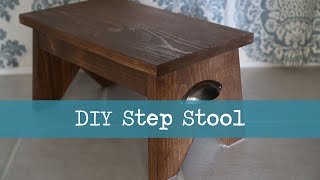 wood step stool ideas