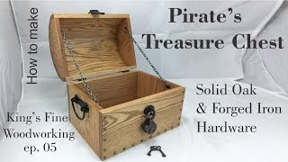 wood treasure chest designs