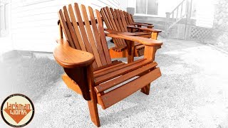 wooden adirondack chairs plans