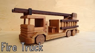 wooden fire truck plans
