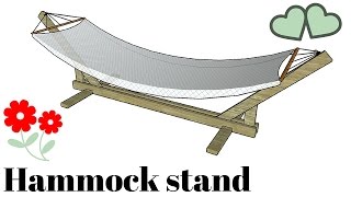 wooden hammock stand plans free
