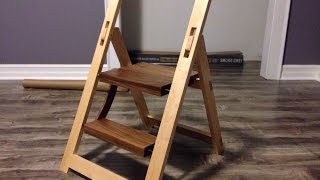 wooden kitchen step stool plans