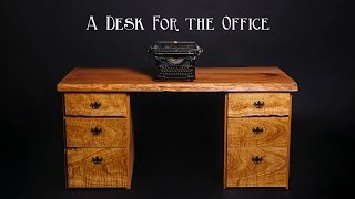 wooden office desk plans