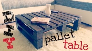 wooden pallet coffee table plans