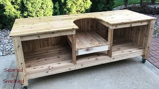 wooden table plans large green egg