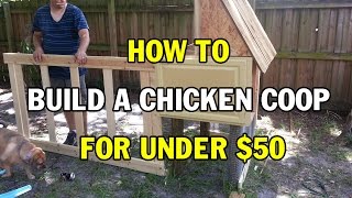 easy diy chicken coop plans