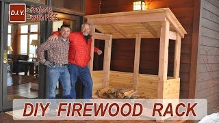firewood storage shelter plans