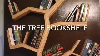 tree bookshelf blueprints