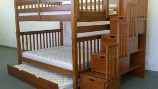 twin over full bunk bed with drawers