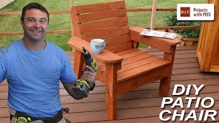 wooden patio chair plans free